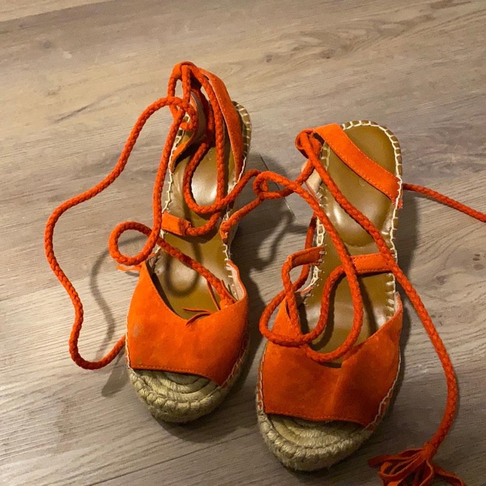 Joie size 38 lace up sandals